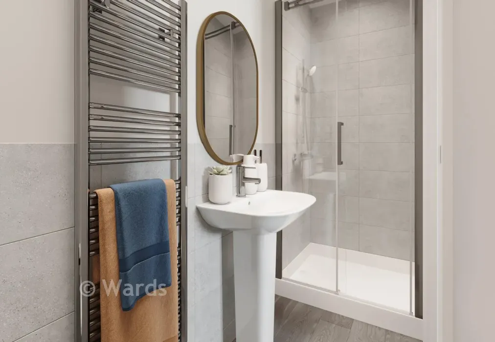 En-Suite Shower Room - Richmond Park, Whitfield, Dover, Kent - Wards of Kent
