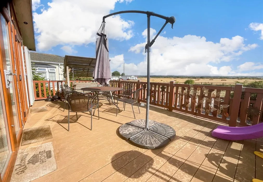 Decking Area - Palm Court, Battlesbridge, Wickford, Essex - Wards of Kent