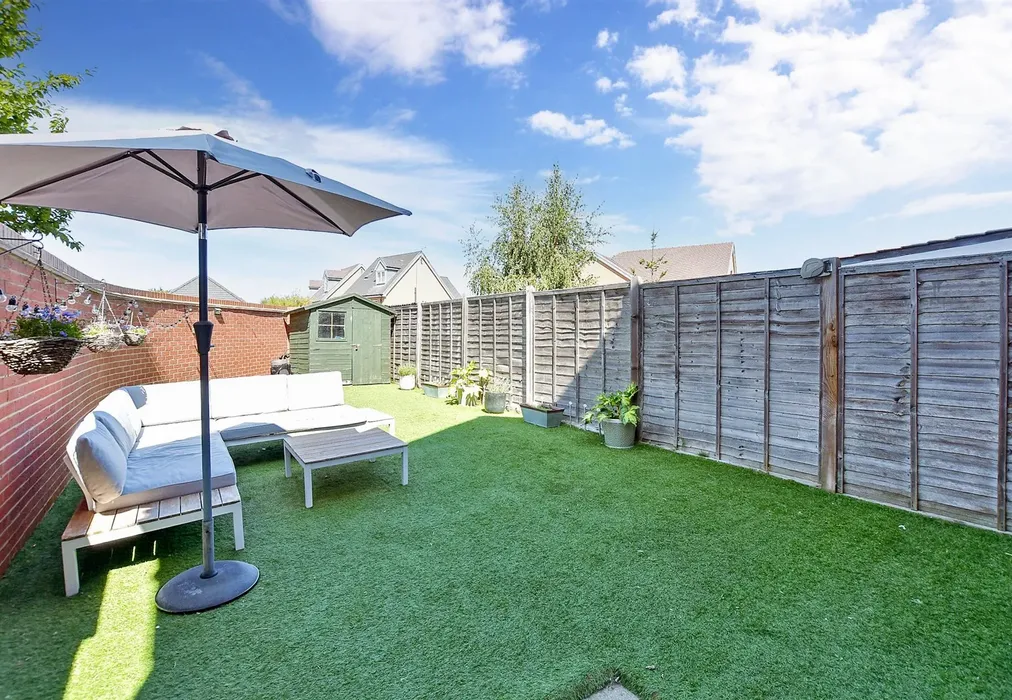 Rear Garden - Bishop Close, Margate, Kent - Wards of Kent