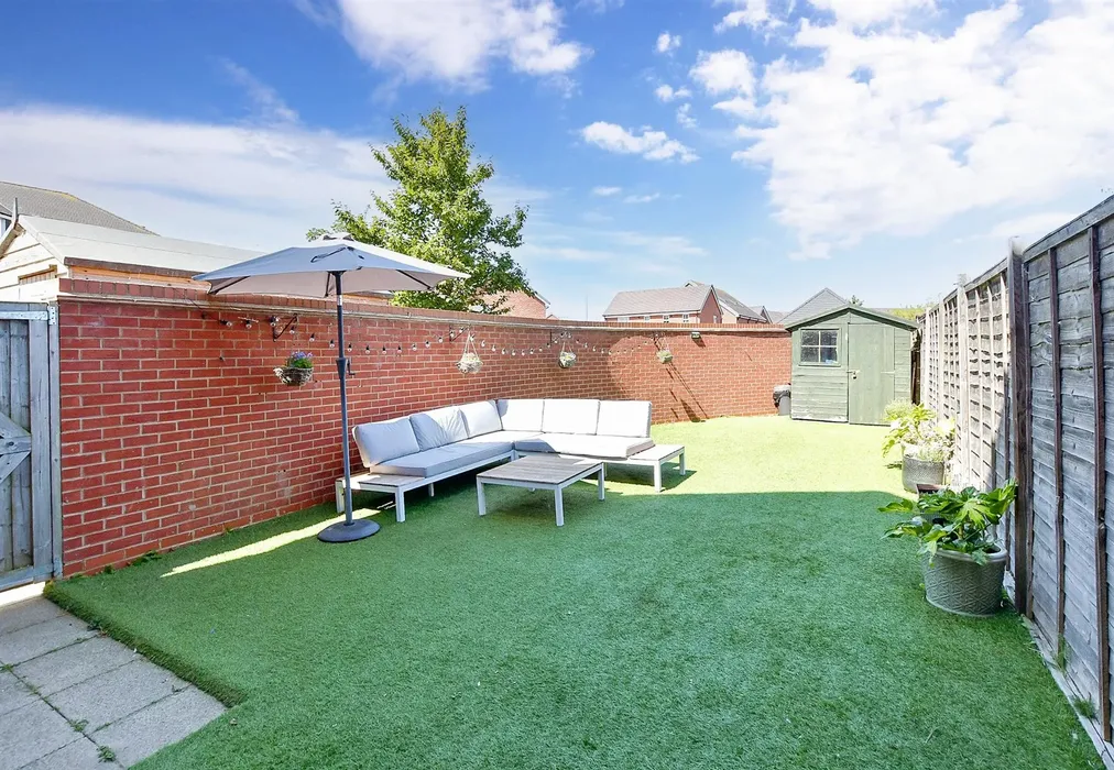 Rear Garden - Bishop Close, Margate, Kent - Wards of Kent