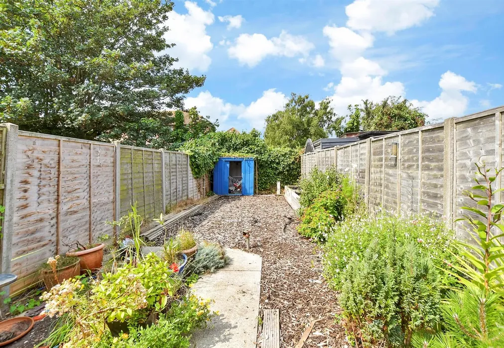 Rear Garden - Mountfield Road, New Romney, Kent - Wards of Kent
