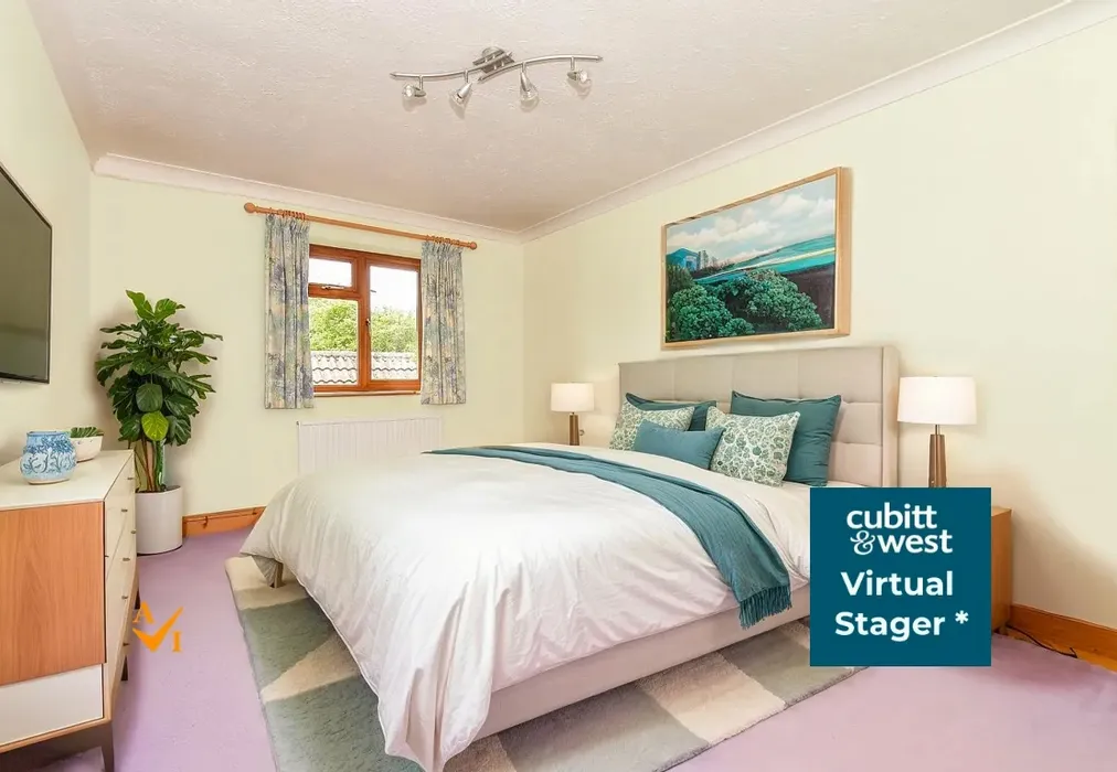 Bedroom 2 (Contemporary style) - North Street, Punnetts Town, Heathfield, East Sussex - Wards of Kent