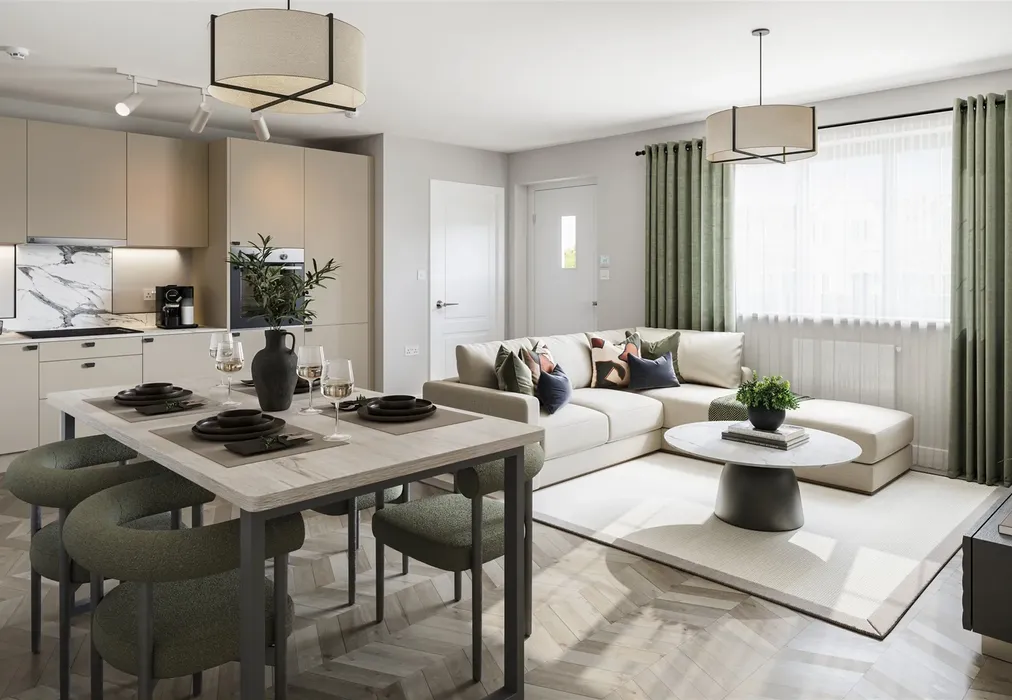 Living Area - Fernham Homes Sutton Valence, Maidstone, Kent - Wards of Kent