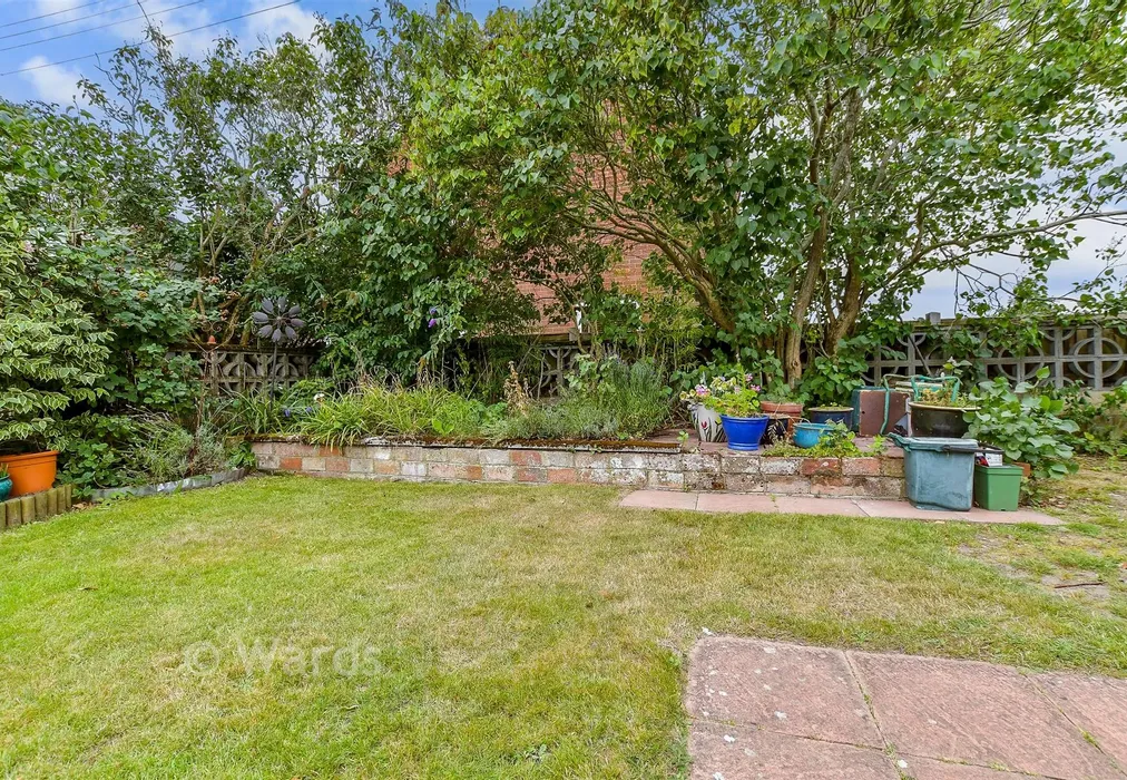 Rear Garden - St. Mary's Road, New Romney, Kent - Wards of Kent