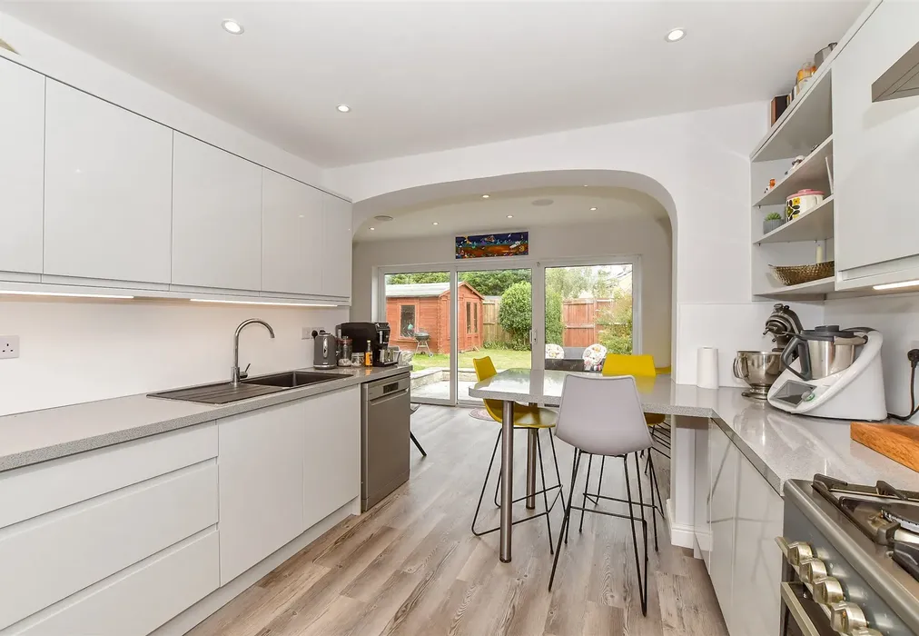 Kitchen - Prior Road, Greatstone, New Romney, Kent - Wards of Kent