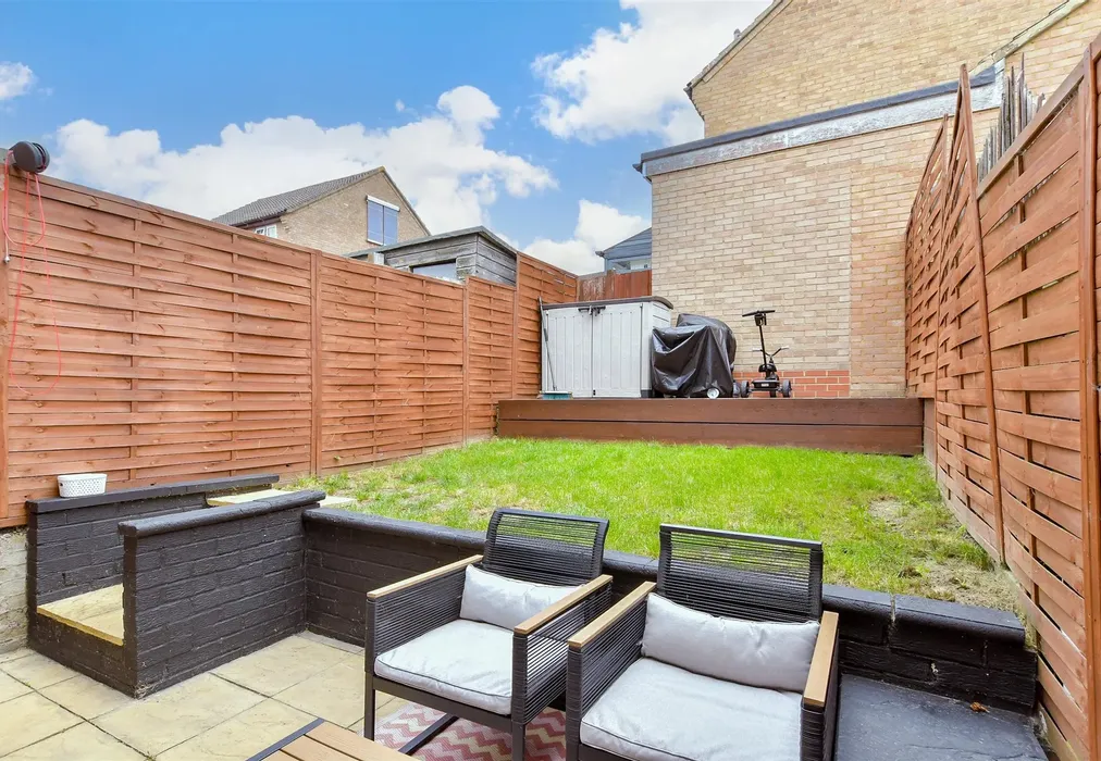 Rear Garden - Christie Close, Walderslade, Chatham, Kent - Wards of Kent