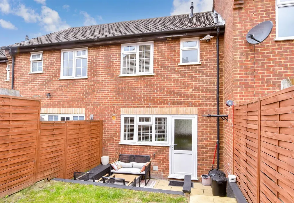Rear Elevation - Christie Close, Walderslade, Chatham, Kent - Wards of Kent