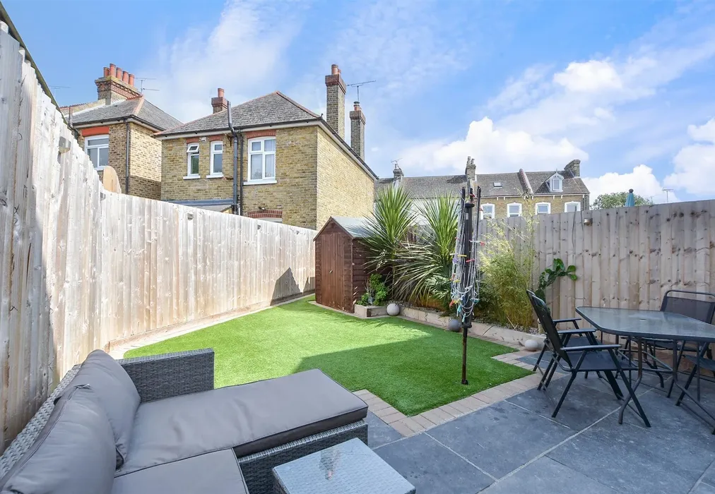 Rear Garden - Grange Road, Ramsgate, Kent - Wards of Kent