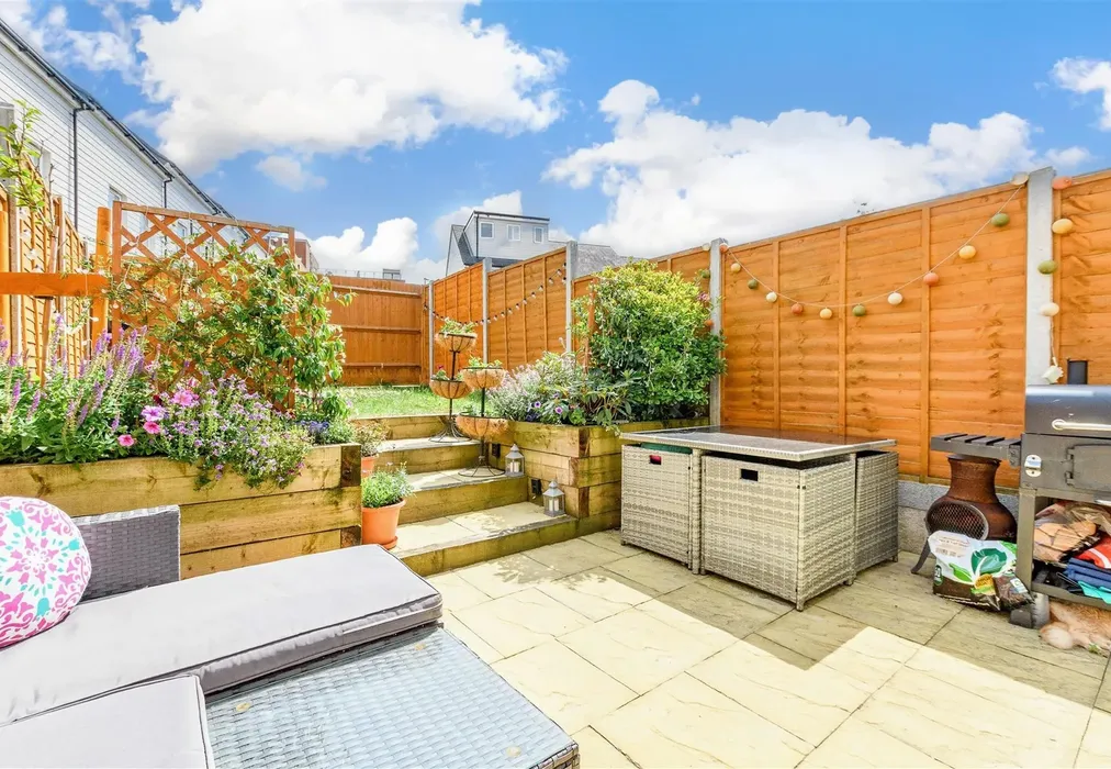 Rear Garden - Central Road, Dartford, Kent - Wards of Kent