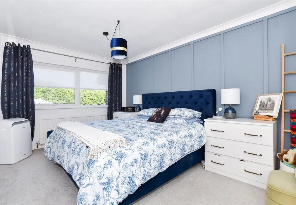 Bedroom 1 - Becksbourne Close, Penenden Heath, Maidstone, Kent - Wards of Kent