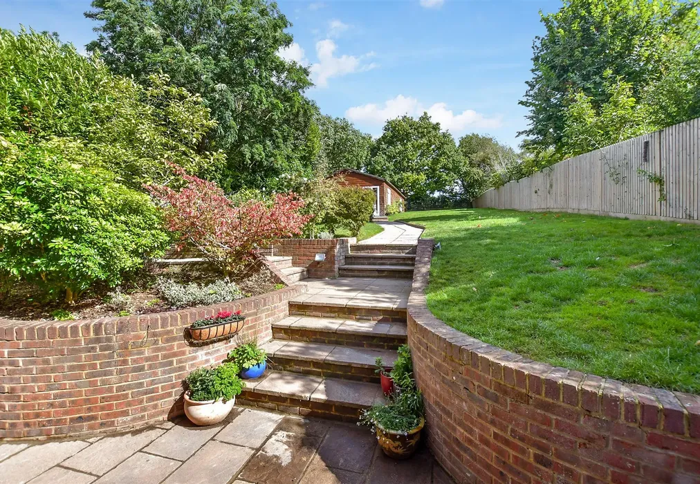 Rear Garden - The Street, Adisham, Canterbury, Kent - Wards of Kent