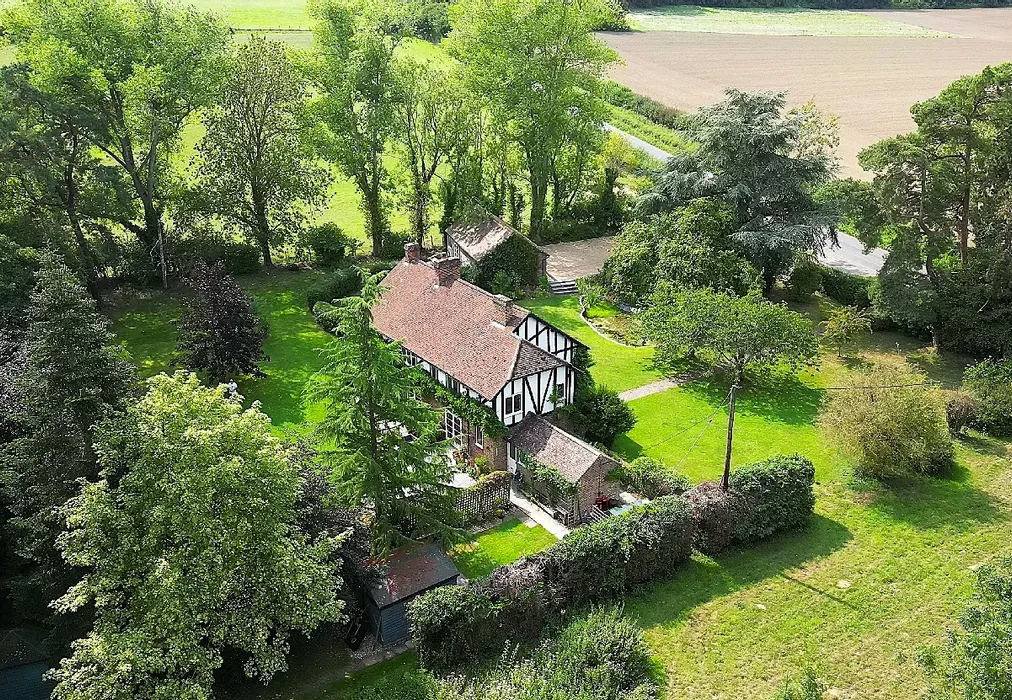 Aerial View - Calleywell Lane, Aldington, Ashford, Kent - Wards of Kent