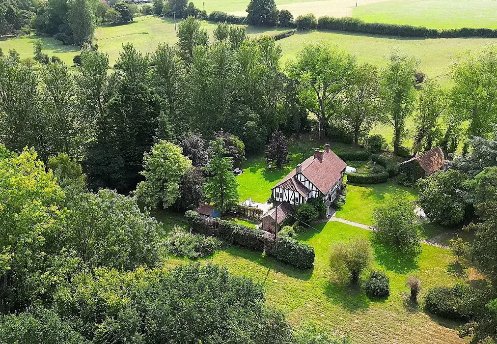 Aerial View - Calleywell Lane, Aldington, Ashford, Kent - Wards of Kent