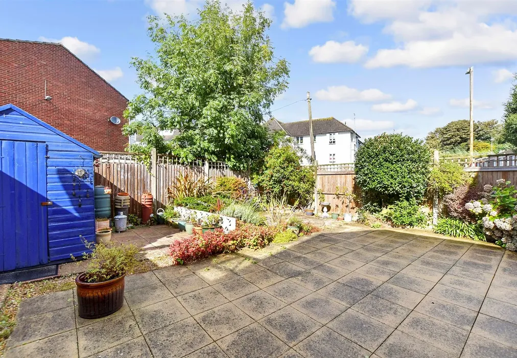 Rear Garden - Oxenden Road, Folkestone, Kent - Wards of Kent