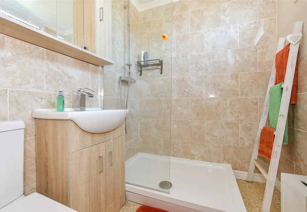 Shower Room - Burgess Green, Hacklinge, Deal, Kent - Wards of Kent