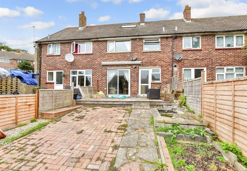 Rear Elevation - St. David's Avenue, Aycliffe, Dover, Kent - Wards of Kent