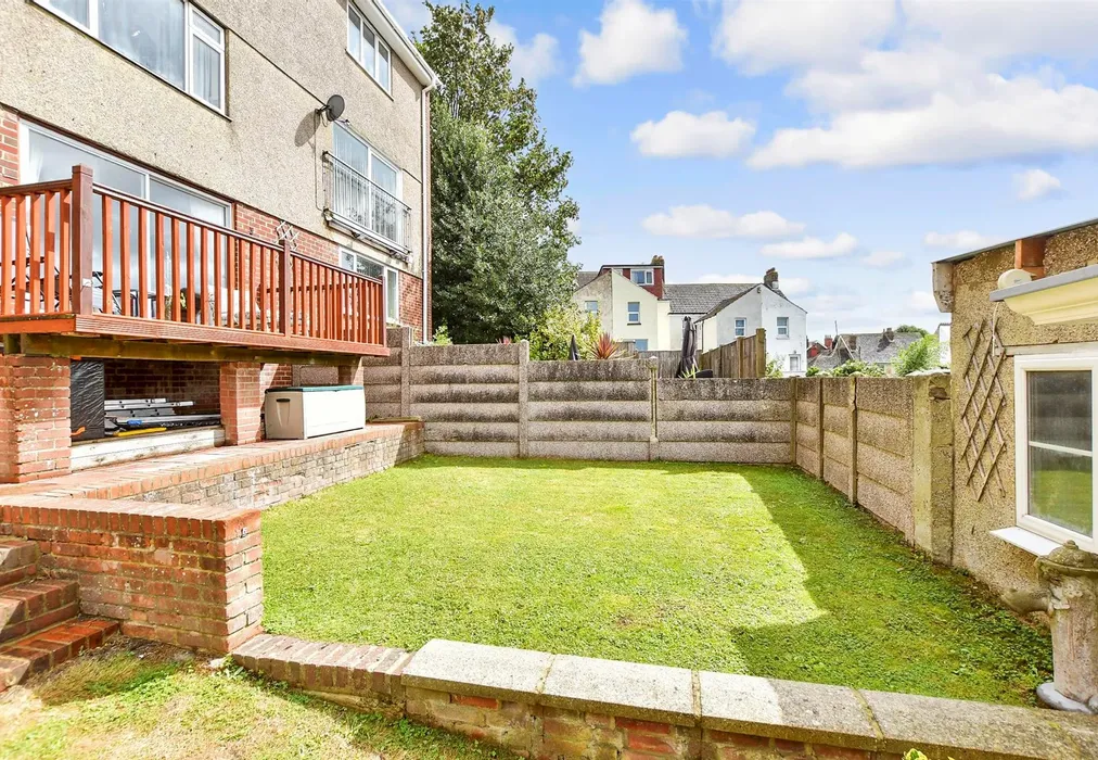 Rear Garden - Heathfield Avenue, Dover, Kent - Wards of Kent