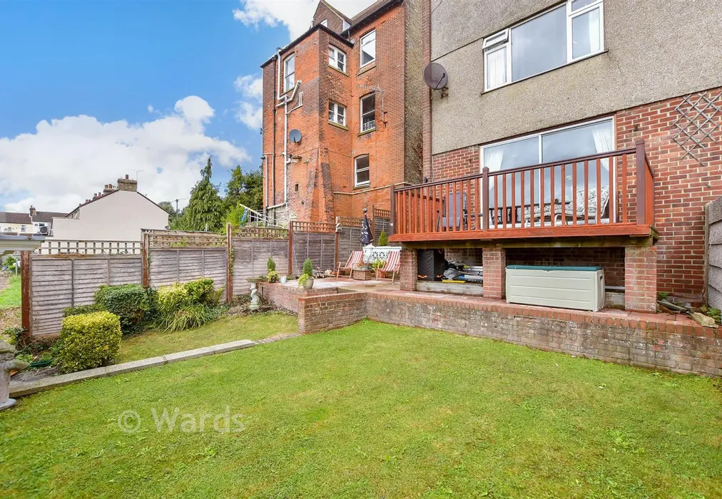 Rear Garden - Heathfield Avenue, Dover, Kent - Wards of Kent