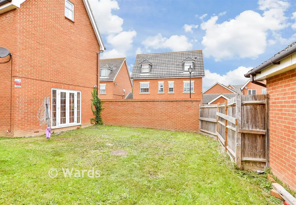 Rear Garden - Trona Court, Sittingbourne, Kent - Wards of Kent