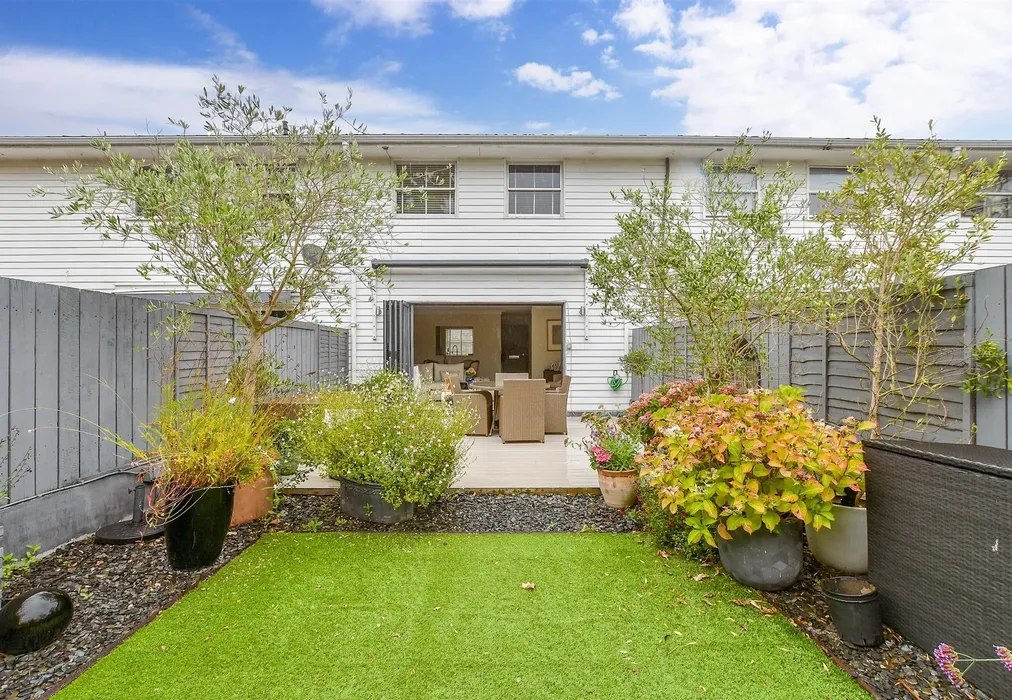 Rear Garden - High Street, Cranleigh, Surrey - Wards of Kent