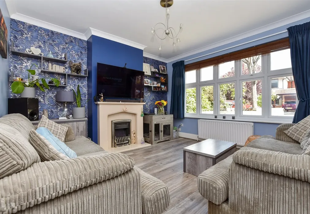 Living Room - West Way, Croydon, Surrey - Wards of Kent