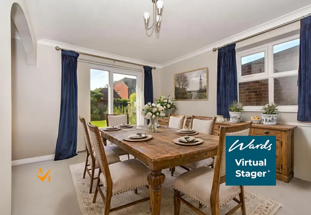 Dining Area (Farmhouse style) - Ashcroft Road, Paddock Wood, Tonbridge, Kent - Wards of Kent