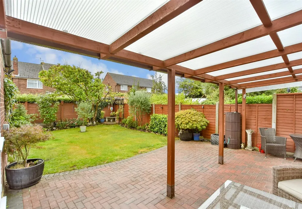 Rear Garden - Godden Road, Snodland, Kent - Wards of Kent