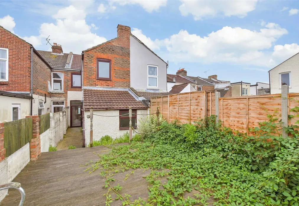 Rear Garden - Trevor Road, Southsea, Hampshire - Wards of Kent