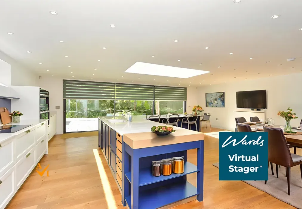 Kitchen/    Dining Area (Contemporary style) - The Street, Horton Kirby, Kent - Wards of Kent