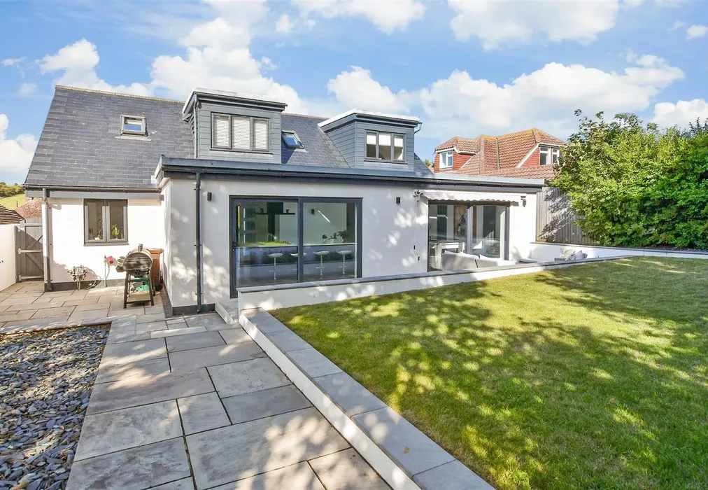 Rear Elevation - Millyard Crescent, Woodingdean, Brighton, East Sussex - Wards of Kent