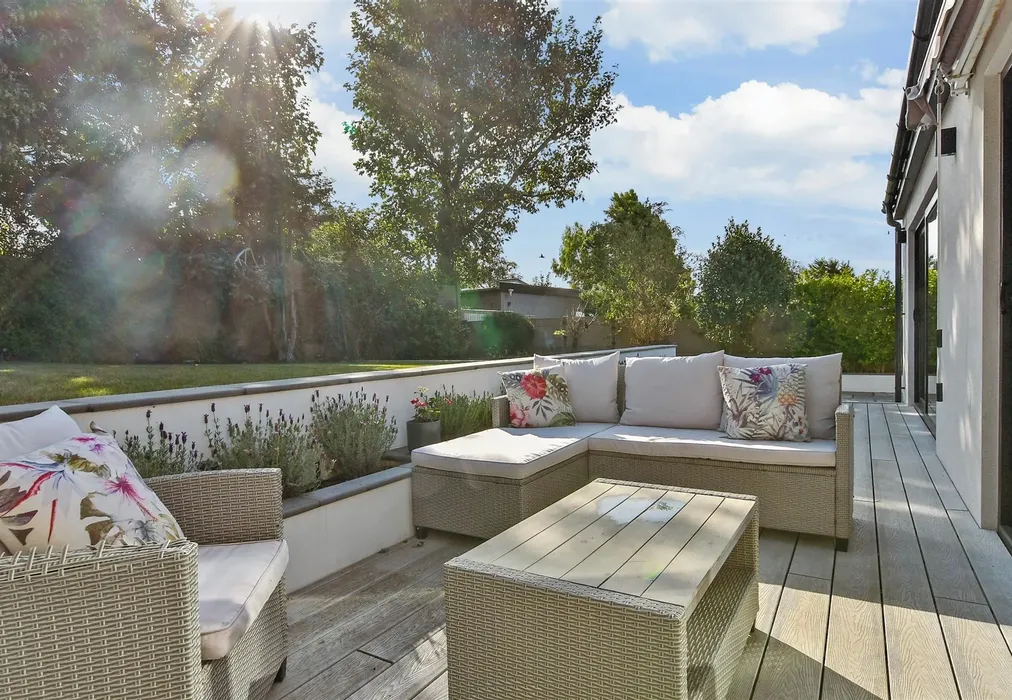 Rear Garden - Millyard Crescent, Woodingdean, Brighton, East Sussex - Wards of Kent
