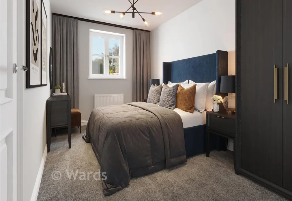 Bedroom 1 - The Nowell, Richmond Park, Richmond Way, Whitfield, Dover, Kent - Wards of Kent