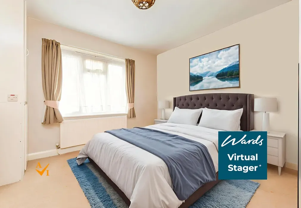 Bedroom 2 (Contemporary style) - Grasmere Road, Bexleyheath, Kent - Wards of Kent