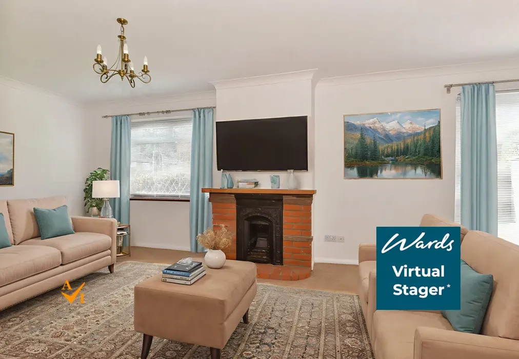 Lounge (Contemporary style) - Graveney Close, Cliffe Woods, Rochester, Kent - Wards of Kent