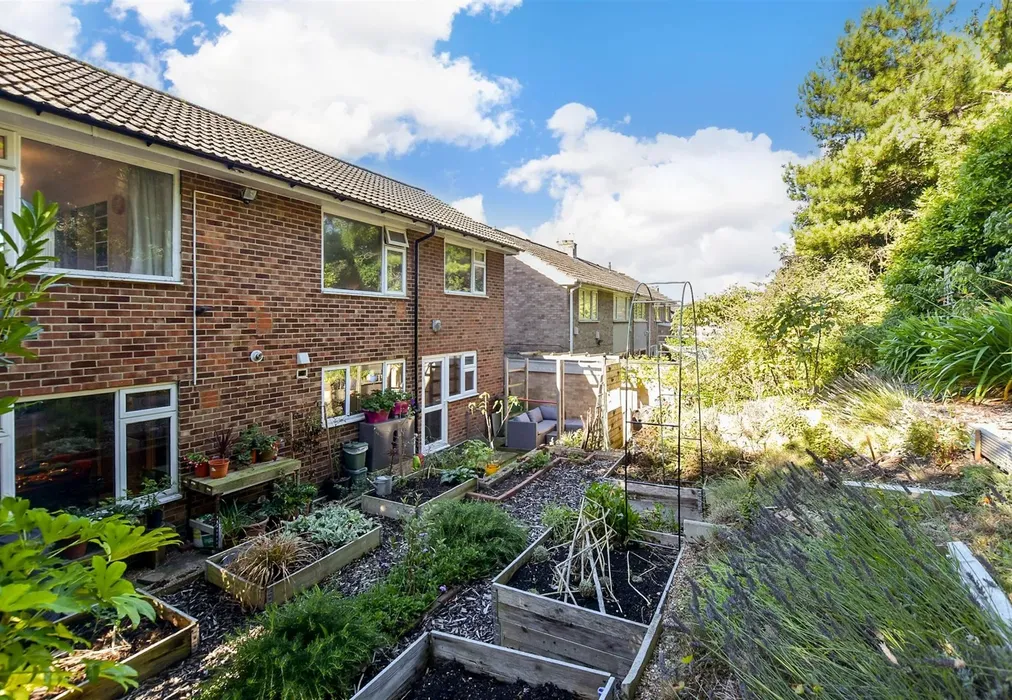 Rear Garden - Downs Road, Folkestone, Kent - Wards of Kent