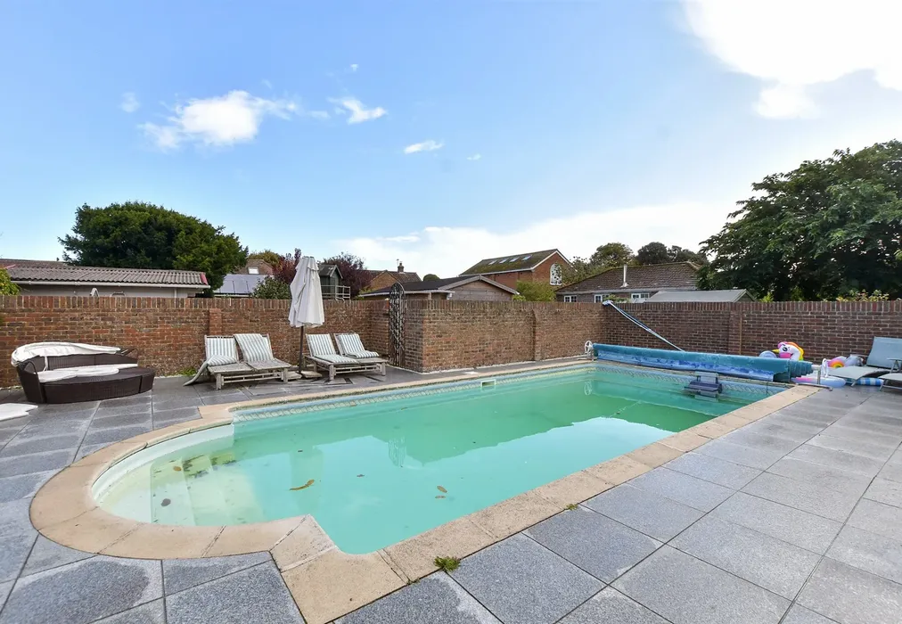 Swimming Pool (Original) - Fairfield Road, New Romney, Kent - Wards of Kent
