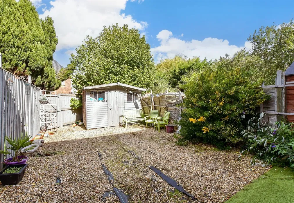 Rear Garden - Station Road, Sandown, Isle of Wight - Wards of Kent