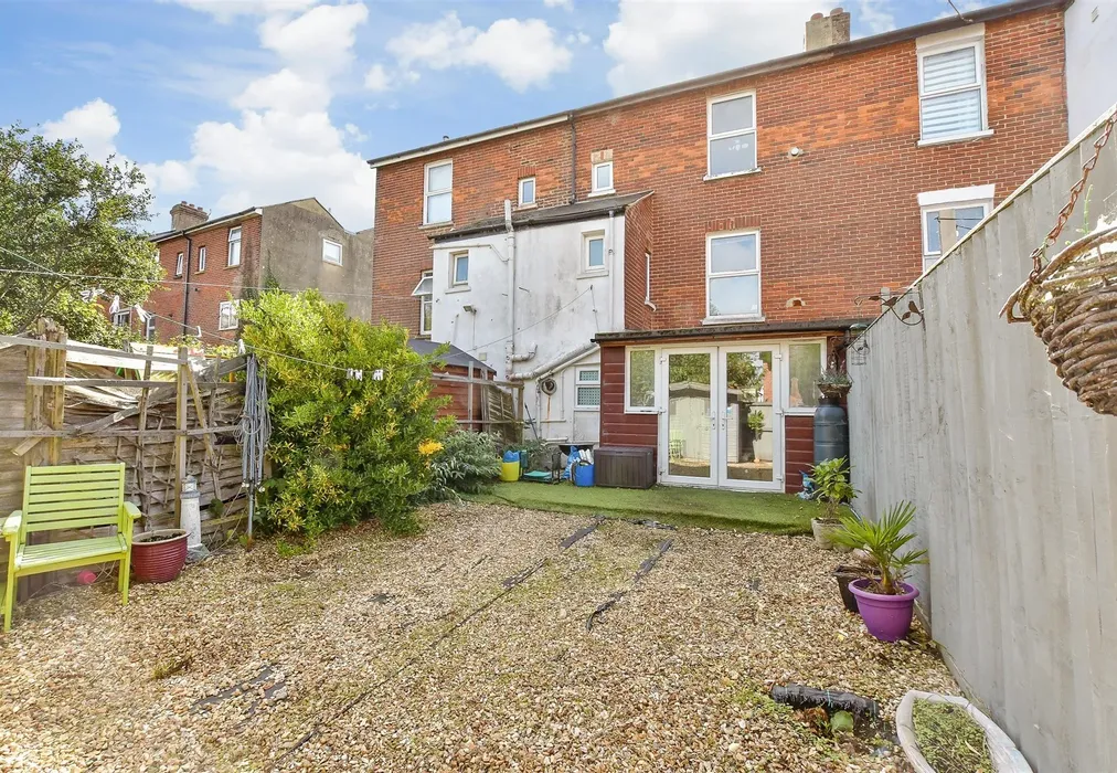 Rear Garden - Station Road, Sandown, Isle of Wight - Wards of Kent