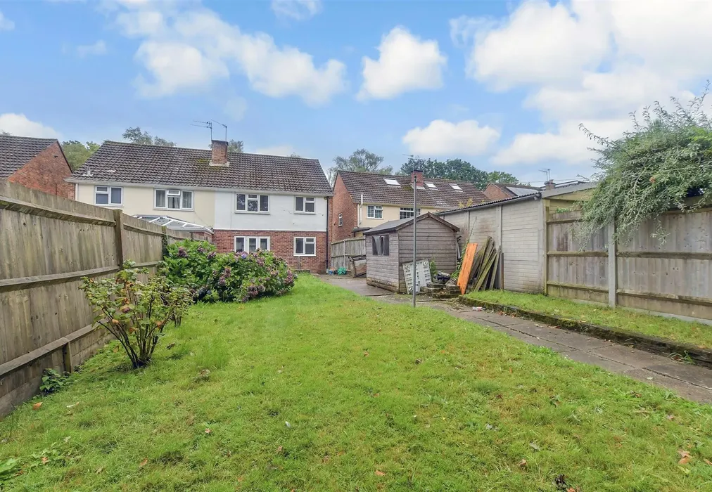 Rear Garden - Crossways, Crawley, West Sussex - Wards of Kent