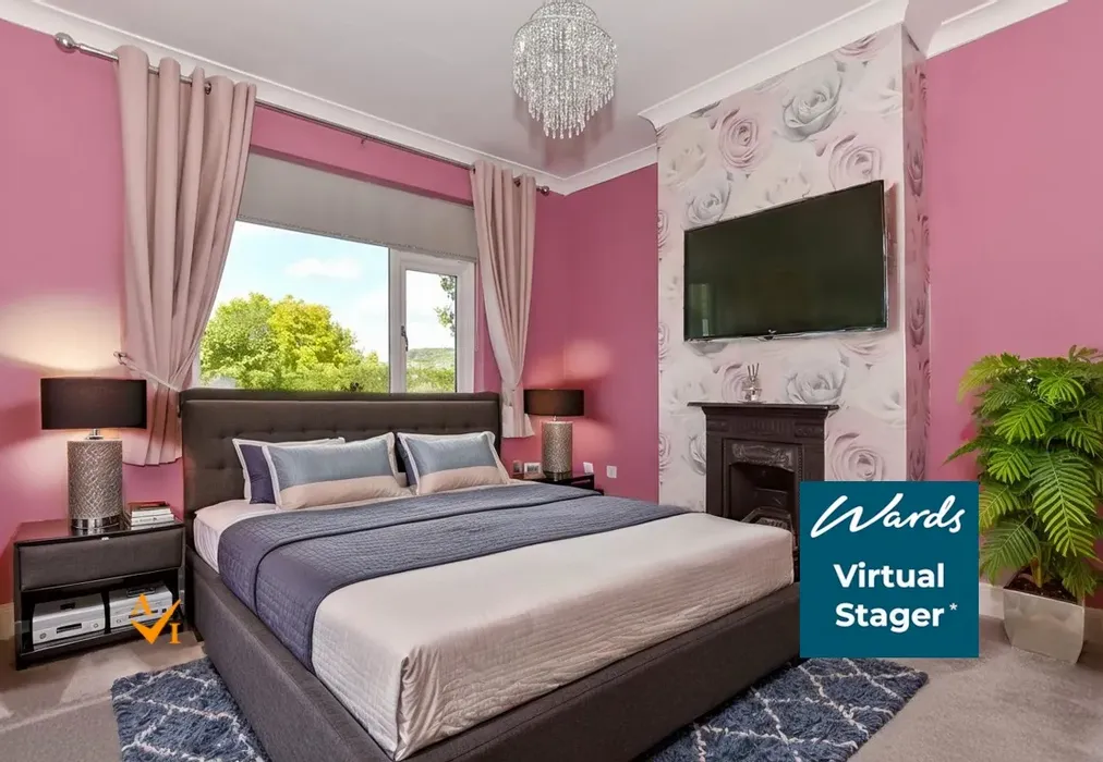 Bedroom 2 (Modern style) - Shenley Grove, Sandling, Maidstone, Kent - Wards of Kent