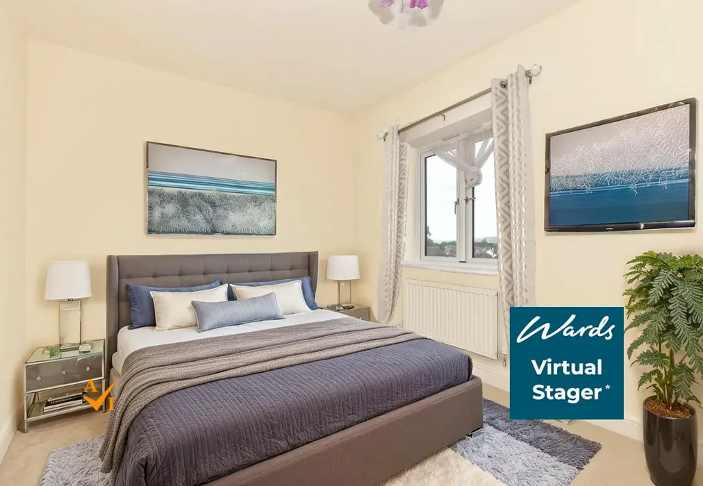 Bedroom 2 (Modern style) - Arras Close, Folkestone, Kent - Wards of Kent