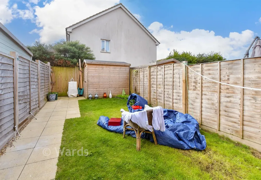 Rear Garden - Arras Close, Folkestone, Kent - Wards of Kent