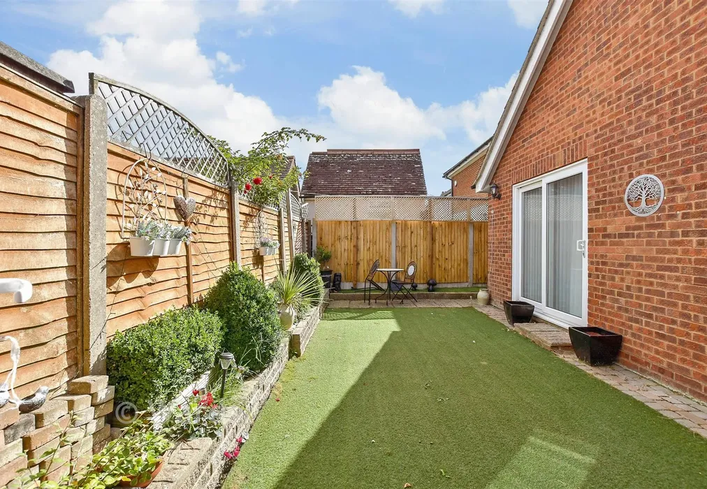 Rear Garden - Sandown Drive, Herne Bay, Kent - Wards of Kent