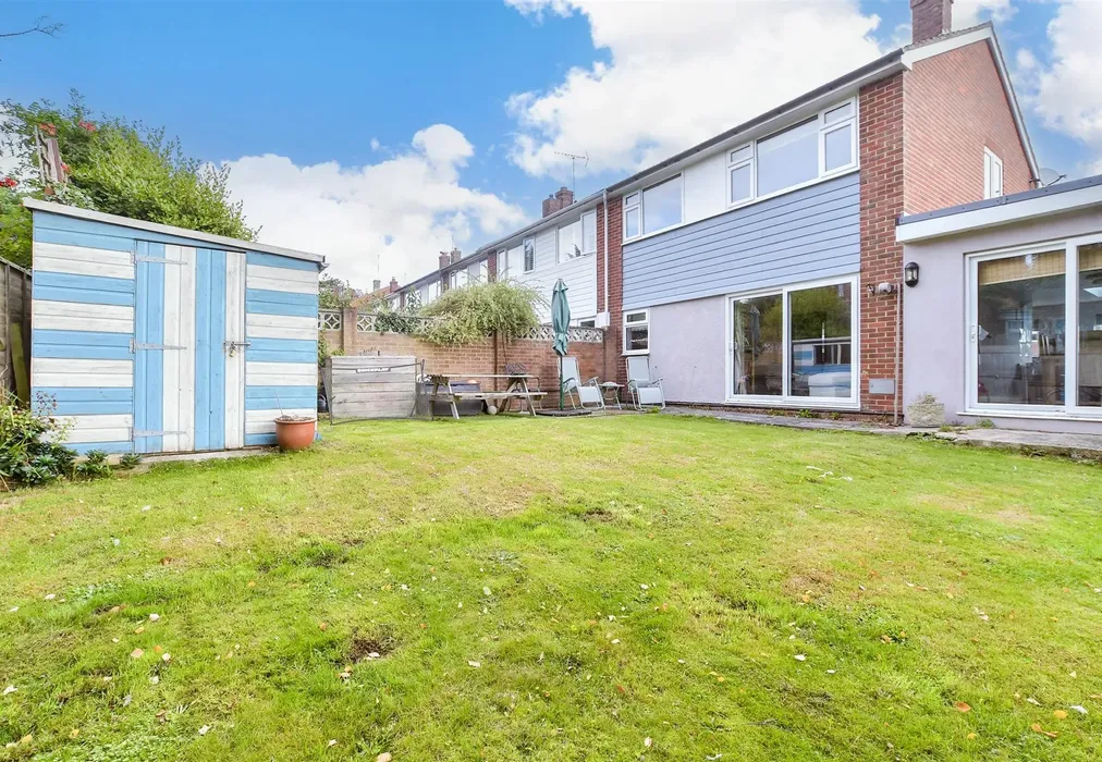 Rear Garden - St. Mildred's Court, Walmer, Deal, Kent - Wards of Kent