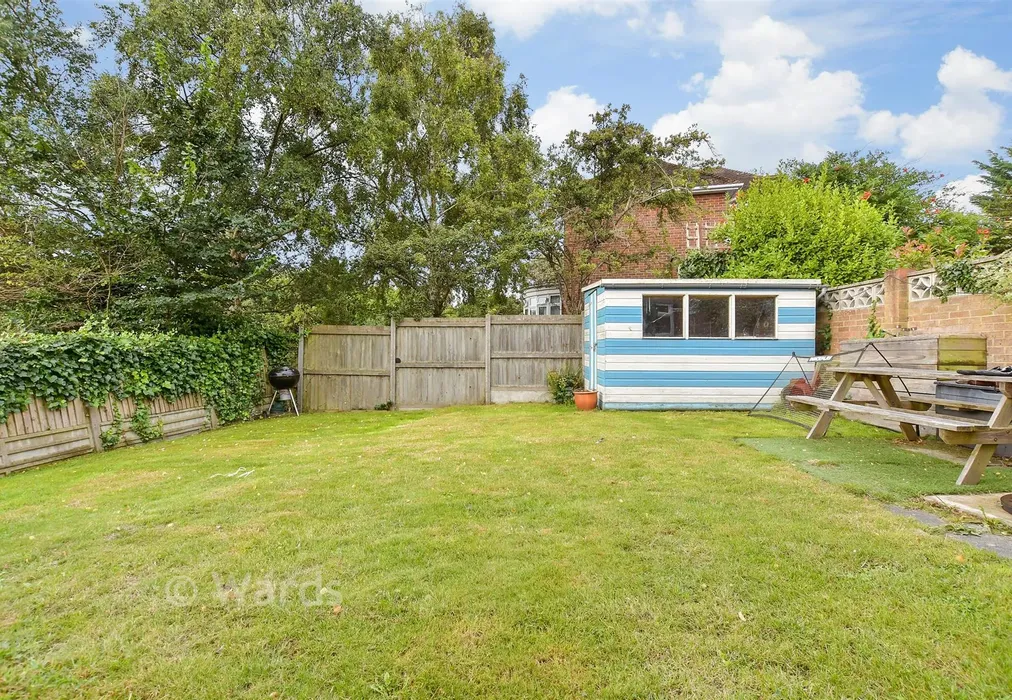 Rear Garden - St. Mildred's Court, Walmer, Deal, Kent - Wards of Kent