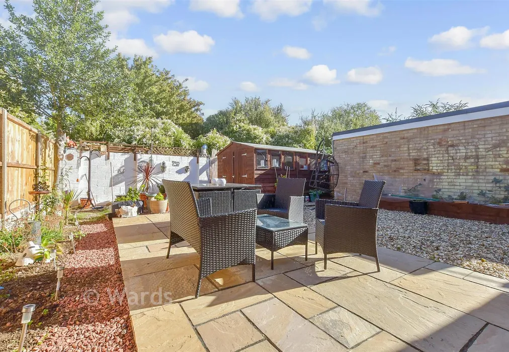 Rear Garden - Blackburn Road, Greenhill, Herne Bay, Kent - Wards of Kent