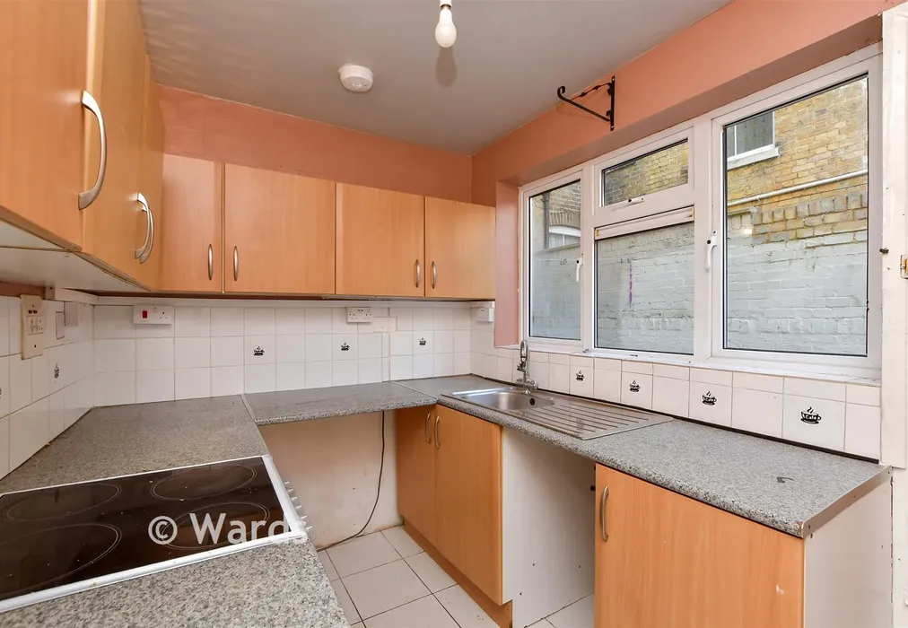 Flat 1 Kitchen - Gordon Road, Margate, Kent - Wards of Kent