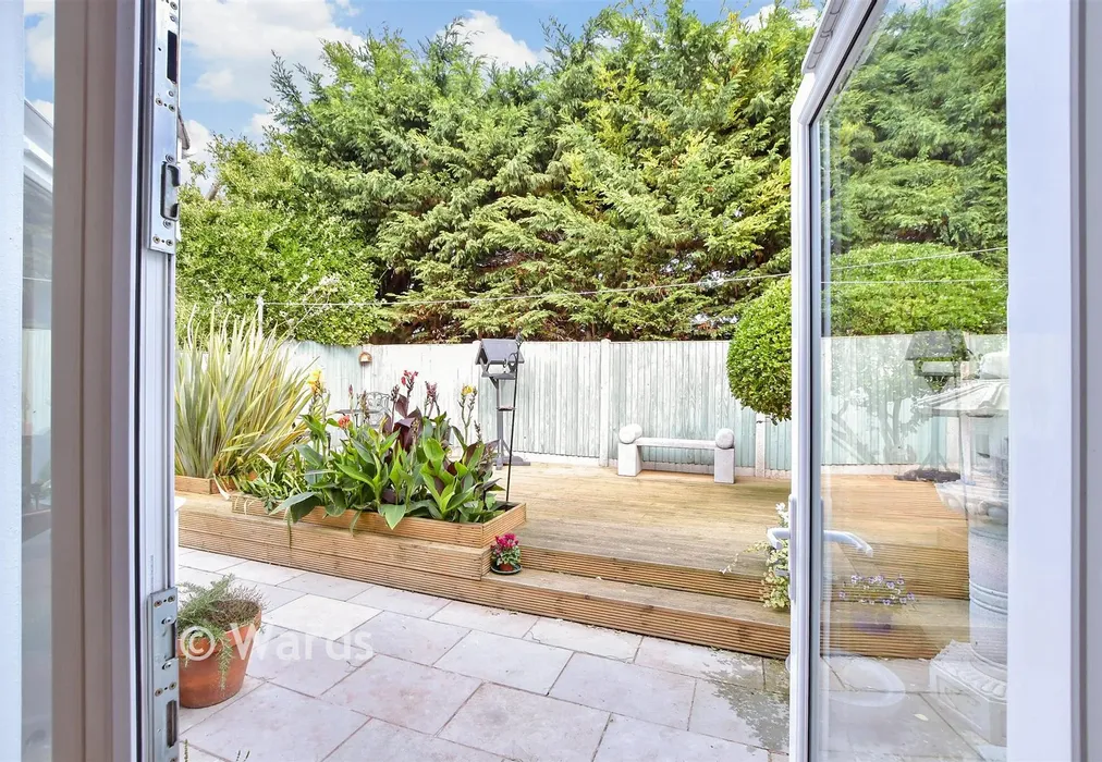 Rear Garden - Harold Road, Birchington, Kent - Wards of Kent
