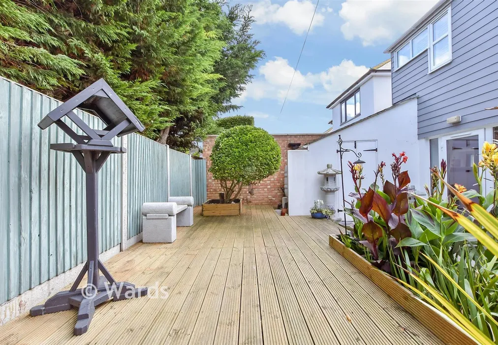 Rear Garden - Harold Road, Birchington, Kent - Wards of Kent