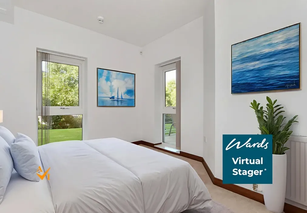 Bedroom 2 (Contemporary style) - Cornhill Place, Maidstone, Kent - Wards of Kent